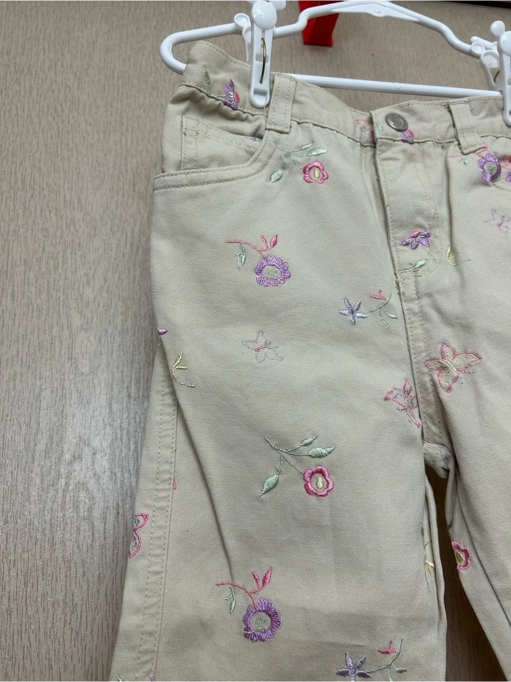 Faded Glory - Vintage Butterfly Embroidered Jeans - Size 4T